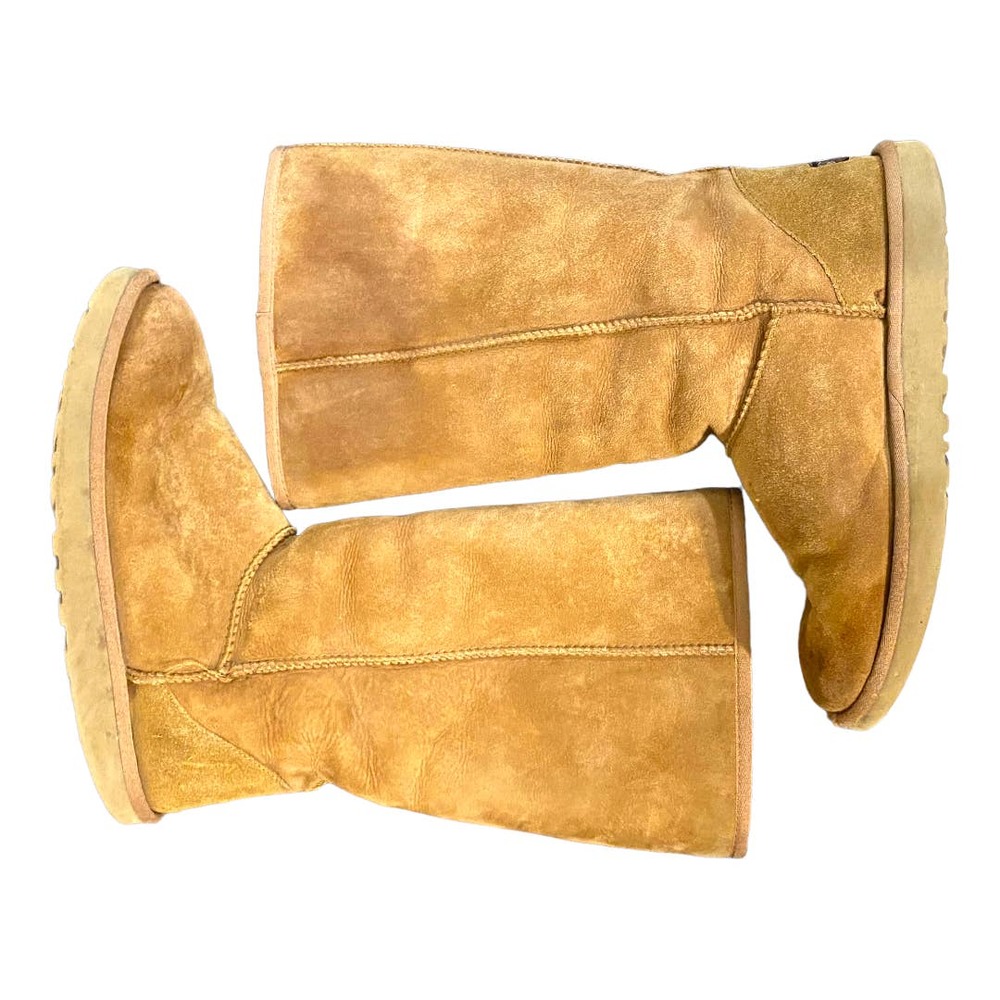 UGG Classic Chestnut Leather Boots size 10 - Picture 4 of 8